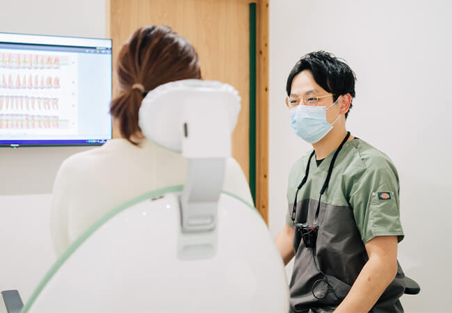 治療説明の様子